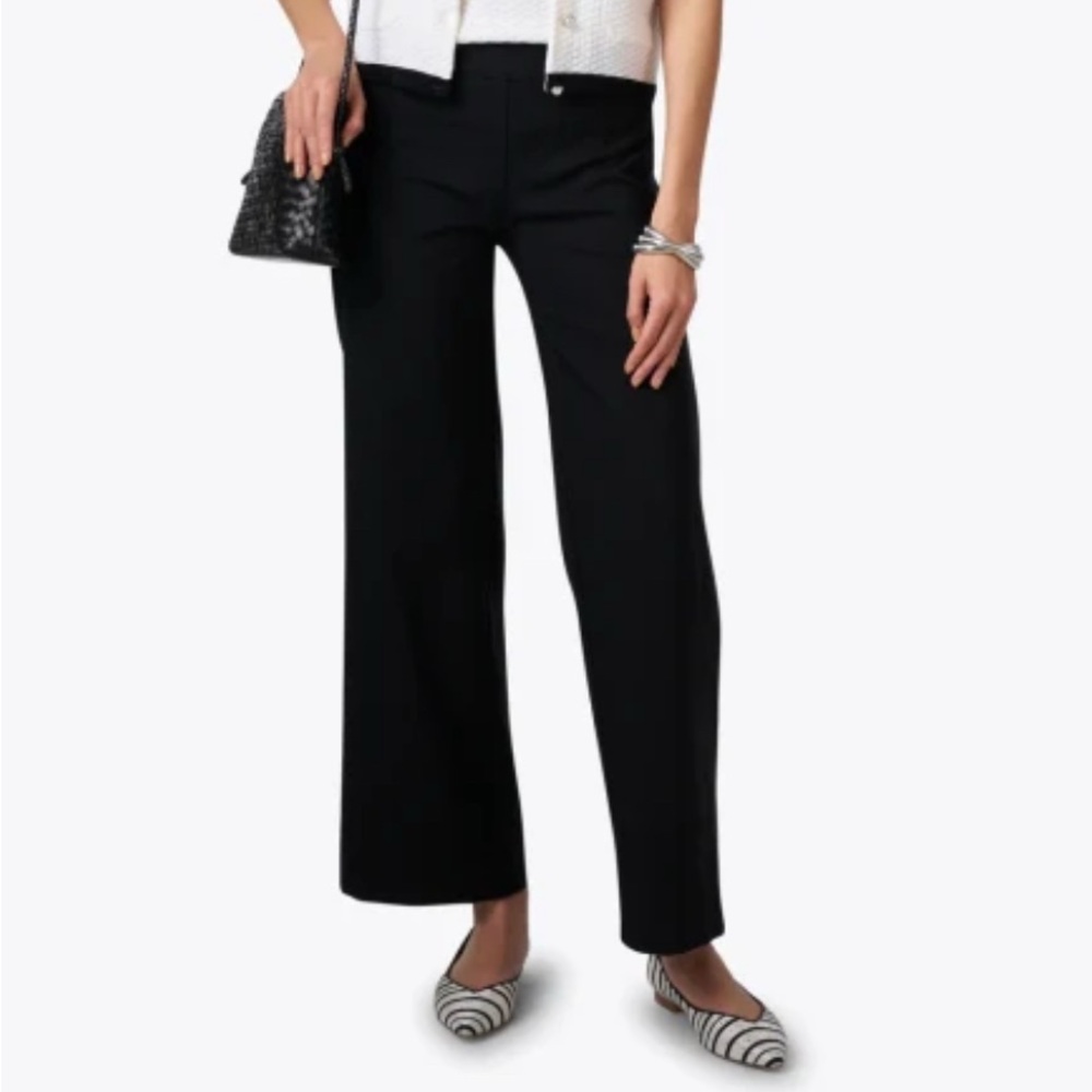 Elliott Lauren black wide leg pull on pant